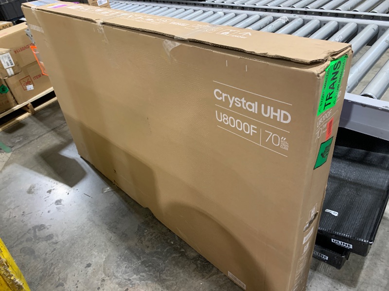 Photo 1 of Samsung 70-Inch Class Crystal UHD U8000F 4K Smart TV (2025 Model) Endless Free Content, Crystal Processor 4K, MetalStream Design, Knox Security, Alexa Built-in