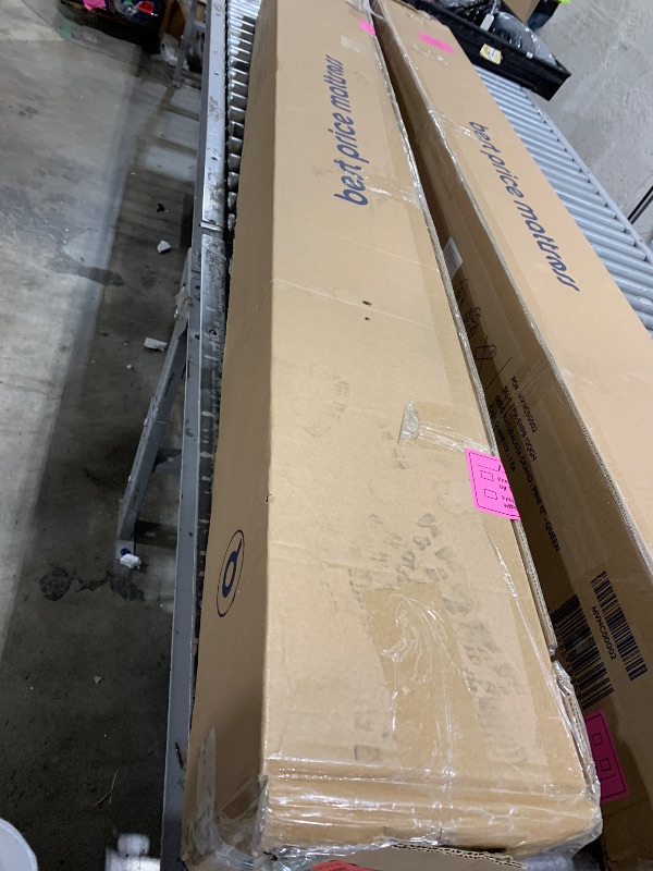 Photo 1 of Mellow Naturalista Grand - 12 Inch Solid Wood Platform Bed with Wooden Slats - No Box Spring Needed - Queen (Natural Pine)