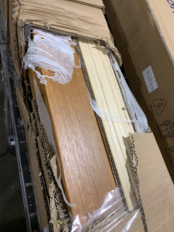 Photo 1 of Mellow Naturalista Classic - 12 Inch Solid Wood Platform Bed with Wooden Slats, No Box Spring Needed, Easy Assembly, King, Natural Pine