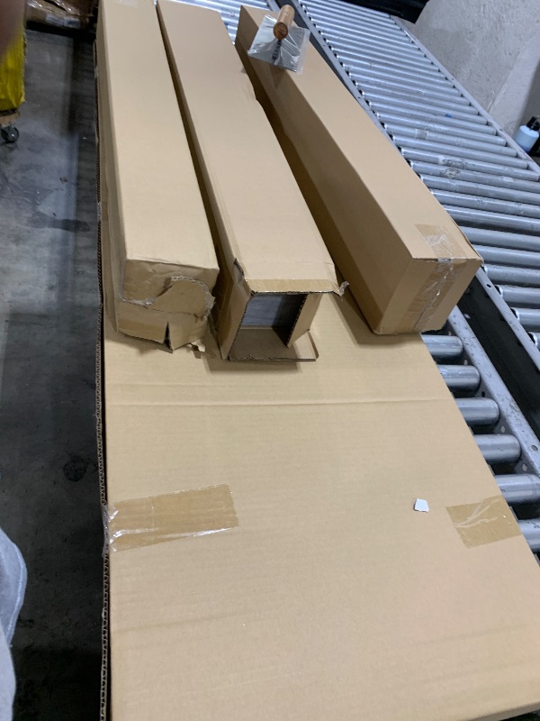 Photo 1 of VEVOR Shower Curb Kit 38\" x 60\" Watertight Shower Curb Overlay with 4\" PVC Offset Bonding Flange, 4\" Stainless Steel Grate, 2 Cuttable Shower Curb and Trowel, Shower Pan Slope Sticks Fit for Bathr