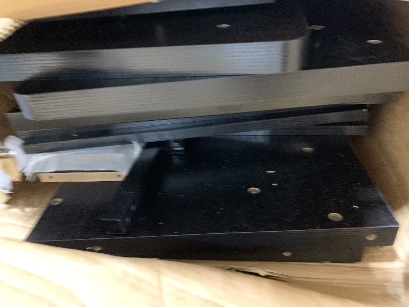 Photo 1 of Tribesigns 63" Executive Desk, Modern Office Computer Desk with Double Pedestal, Large Simple Workstations Writing Table Conference Table, Black
