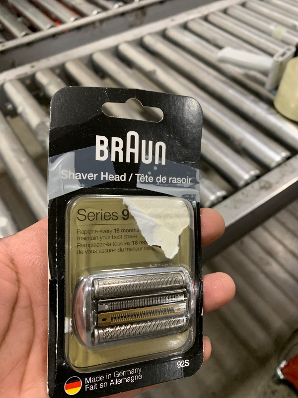 Photo 1 of Series 9 Men's Electric Shaver Head ORIGINAL Replacement Blade, Silver 92S