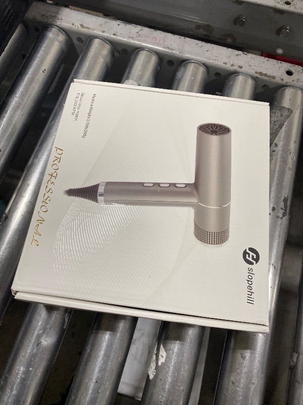 Photo 1 of slopehill Hair Dryer with Unique Brushless Motor | Intelligent Fault Diagnosis | Innovative Microfilter | Oxy Active Technology | Led Display (Grey)