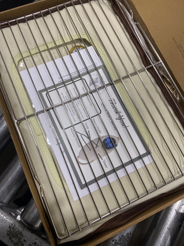 Photo 1 of Nordic Canyon Bread Proofing Box – Sourdough Proofer with Temperature Control 68–120°F & 24-Hour Timer, Foldable Countertop Bread Proofer for Dough Fermentation (Beige)