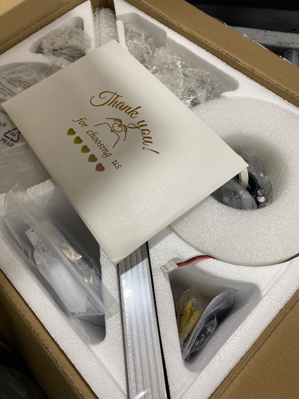 Photo 1 of Dolavast 48 Inch Ceiling Fan with Lights and Remote, Downrod Mount, Sloped Ceiling Compatible up to 15°, Quiet Reversible DC Motor, 3CCT Dimmable LED, White Ceiling Fan for Bedroom Living Room