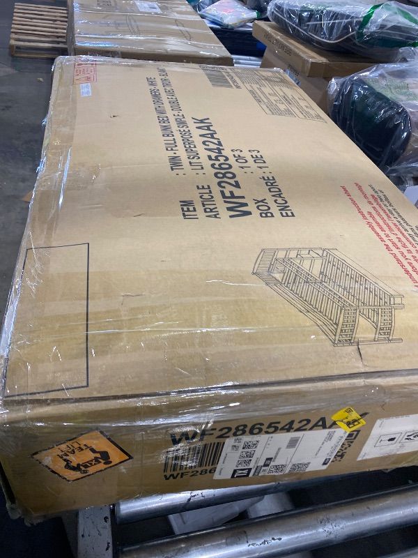 Photo 1 of WHITE BUNK BEDS BOX 2 OF 3