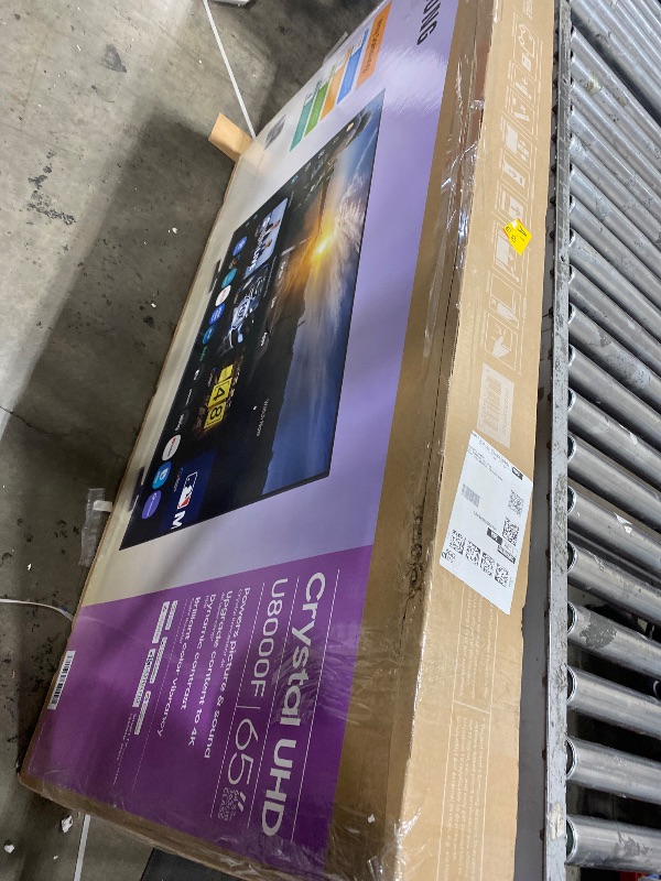 Photo 1 of Samsung 65-Inch Class Crystal UHD U8000F 4K Smart TV (2025 Model) Endless Free Content, Crystal Processor 4K, MetalStream Design, Knox Security, Alexa Built-in