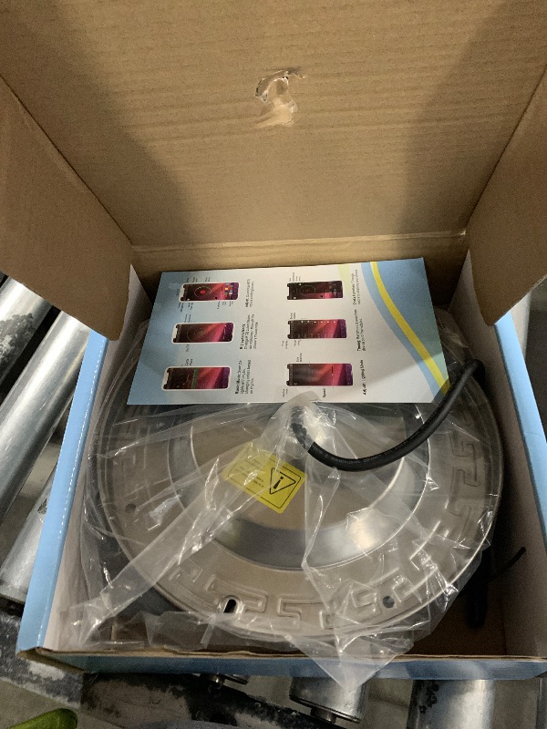 Photo 1 of Pool Lights for Inground Pool, 60W 10 Inch LED Inground Pool Light with Controller, Remote and APP Control for Wet Niche, Color Changing Underwater Swimming Pool Lights with 50 Foot Cord