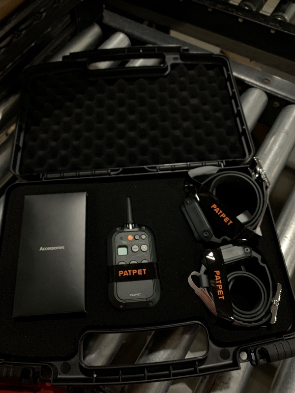 Photo 1 of PATPET Dog Training Collar for 2 Dogs (15-140lbs) - 3/4 Mile Range E Collar Shock Collar for Large Dog