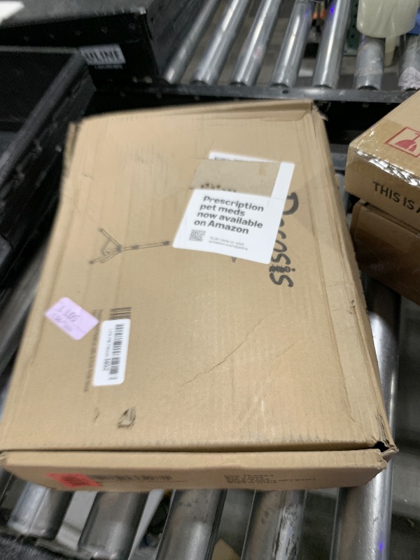 Photo 1 of DECOSIS Projector Stand Tripod Adjustable, Laptop Height from 23.5 to 63.5 inches with Gooseneck Phone Holder, Floor for Office, Home, Stage, Studio, DJ Racks Holder Mount, 23.5inch-63.5inch