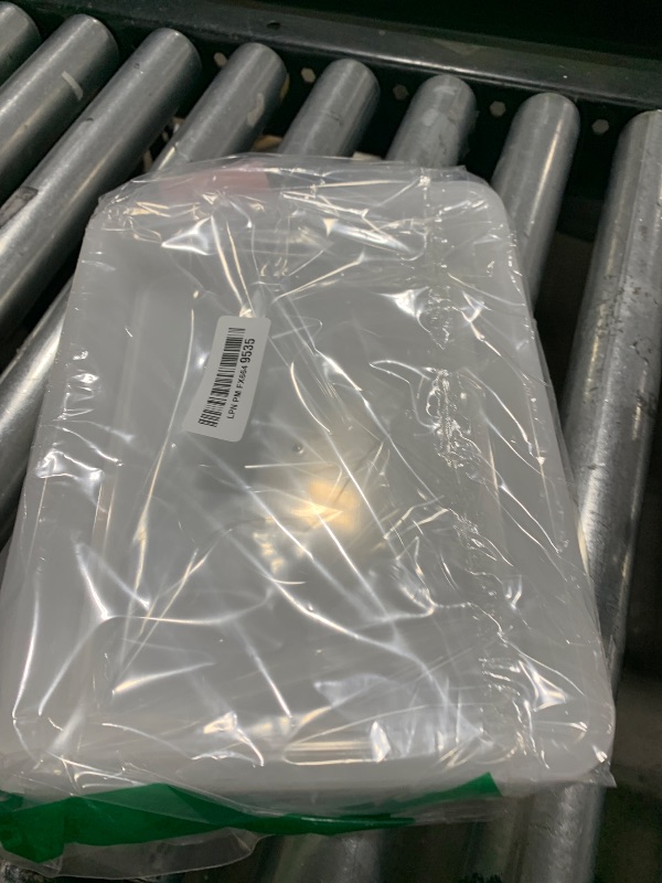 Photo 1 of 10 Pcs Activity Plastic Art Trays,Stackable Craft Tray,Flat Storage Tray,Serving Organizer Tray for Kids,School,Home,Painting,Beads,DIY Projects,11 x 8.27 x 1.18 Inch(Clear)