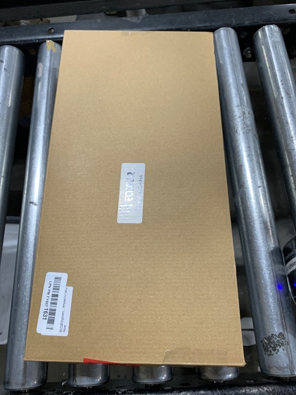 Photo 1 of RECCAZR Ergonomic Keyboard, Wired Computer USB Keyboard with Wrist Rest, Spill-Resistant, Wave Keys for Natural Typing, Compatible with Windows/PC/Laptop(Black)