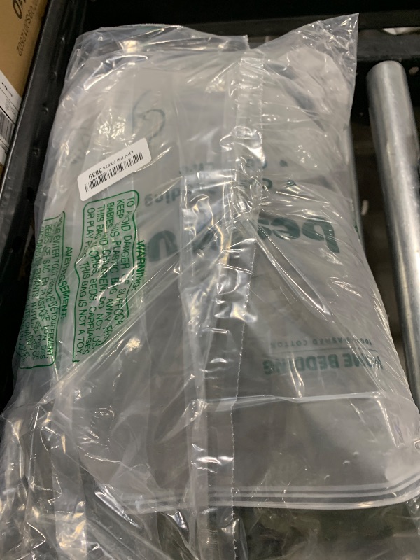 Photo 1 of BESTOUCH Sheet Set 100% Washed Cotton Linen Feel Super Soft Comfortable Chic Lightweight 4 Pcs Home Bedding Set Solid Olive Green King