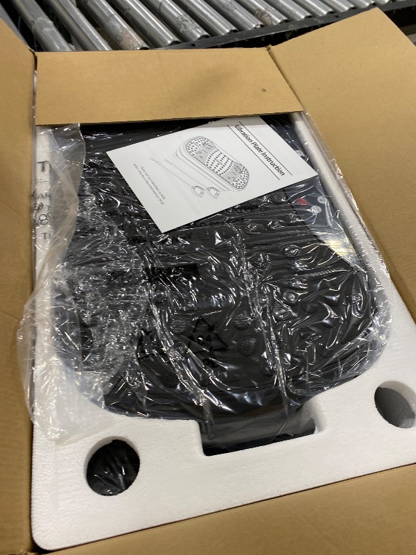 Photo 1 of KINGBURN Vibration Plate Exercise Machine - 1-99 Speed Levels, 10 Workout Modes with Bluetooth & Resistance Bands, Whole Body Fat Shaker for Weight Loss, Home Office Gym Equipment (Black)