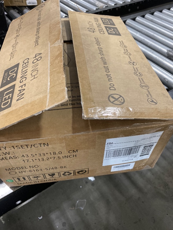 Photo 1 of Dolavast Ceiling Fans with Lights and Remote, 48 Inch Ceiling Fan with Light, Low Profile Reversible Fandelier Ceiling Fan, Dimmable LED, Flush Mount, Quiet DC Motor, for Bedroom Kitchen Dining Room