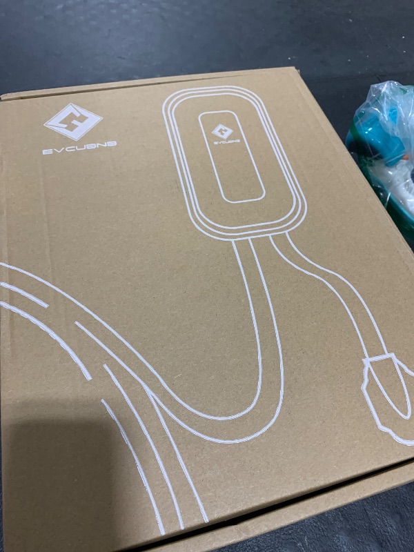 Photo 1 of EVCUBNB EV Charger Level 2?50 Amp/240V Charge Station, Indoor/Outdoor EVSE, 25Ft Cable Level 2 ev Charger, WiFi/APP/RFID/Bluetooth (NEMA14-50 Plug or Hardwired)
