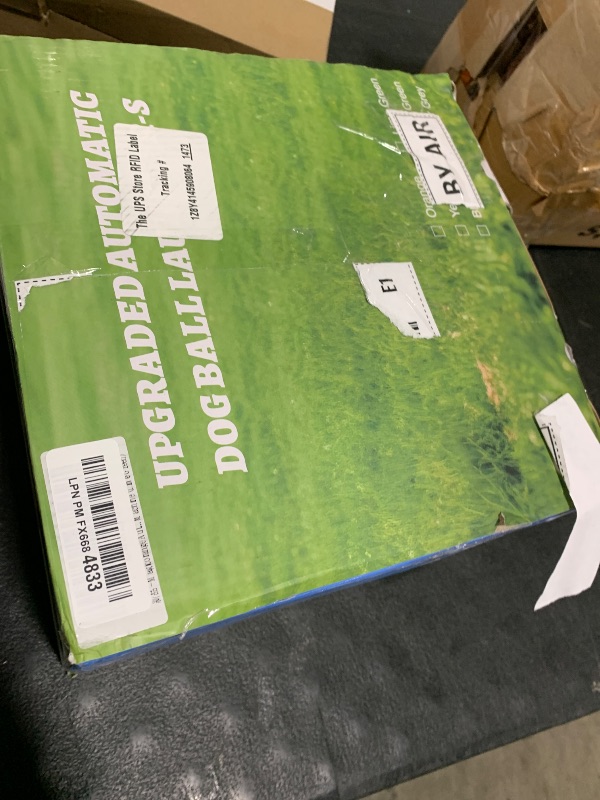 Photo 1 of Magicorange Automatic Dog Ball Launcher, Interactive Dogs Balls Thrower for Small and Medium Dogs,Dog Fetch Machine (Lime Green)