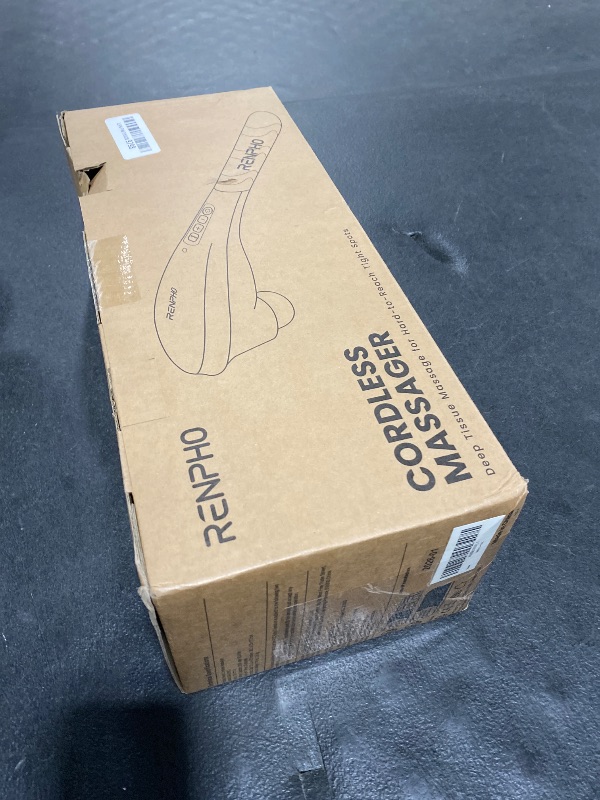 Photo 1 of RENPHO Rechargeable Handheld Back Massager, Cordless Electric Neck Massage Tool for Shoulder, Foot, Leg, Calf, Birthday Gifts for Women and Men