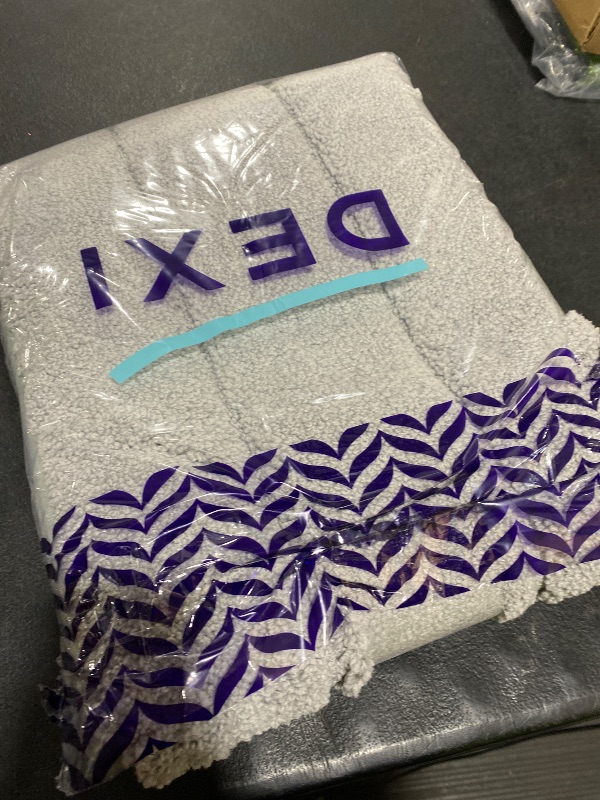 Photo 1 of DEXI Bathroom Rug 43x24, Non Slip Washable Bath Mat for Shower Floor, Extra Large Absorbent Soft Bathmat with Rubber Backing, Quick Dry Microfiber Carpet, Light Grey