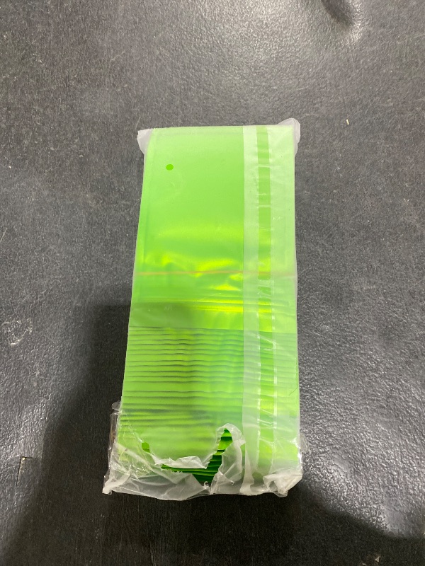 Photo 1 of 100 Pack Resealable Mylar Bag, Smell Proof Bags Resealable Packaging Supplies for Food Storage Small Business (Green, 4" X 6")