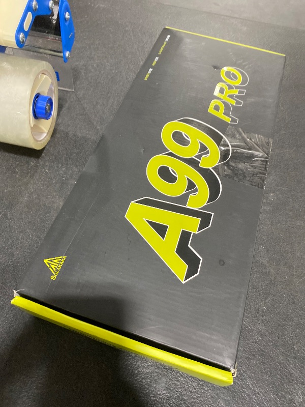 Photo 1 of SOLAKAKA A99 Pro Mechanical Keyboard with LCD Screen & Metal Knob, Wireless Gaming Keyboard with BT5.0/2.4GHz/USB-C, Hot Swappable Creamy Keyboard, Gasket Structure, RGB Backlit, for Win/Mac