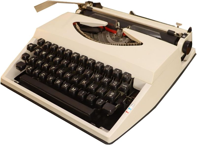 Photo 1 of Manual Typewriter Traditional,Portable Mechanical English Typewriter for Notes,Classic Retro Writing Machine,Letters,or Creative Writing and Vintage Collectible Present