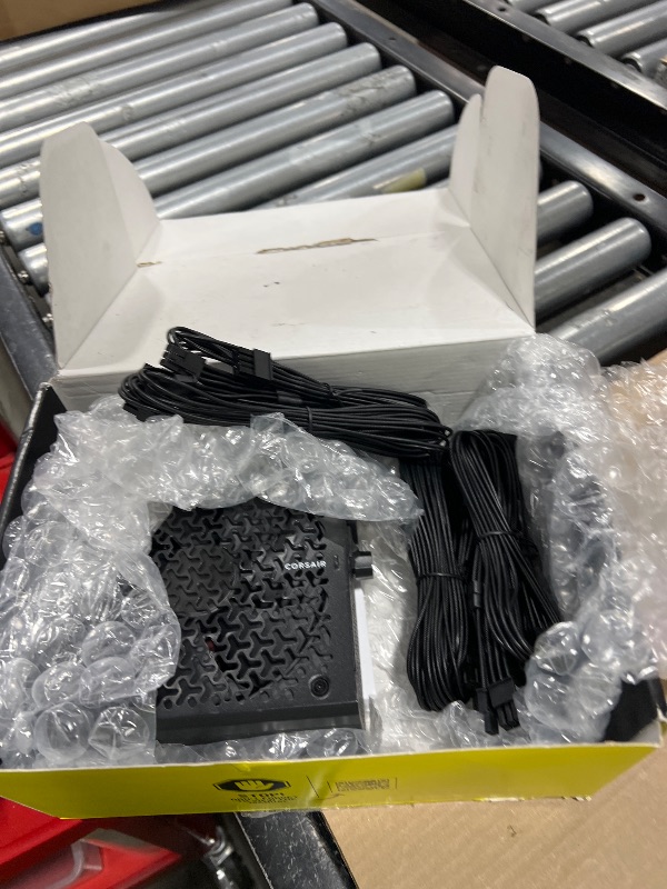 Photo 1 of CORSAIR RM850x Fully Modular Low-Noise ATX Power Supply – ATX 3.1 Compliant – PCIe 5.1 Support – Cybenetics Gold Efficiency – Native 12V-2x6 Connector – Black