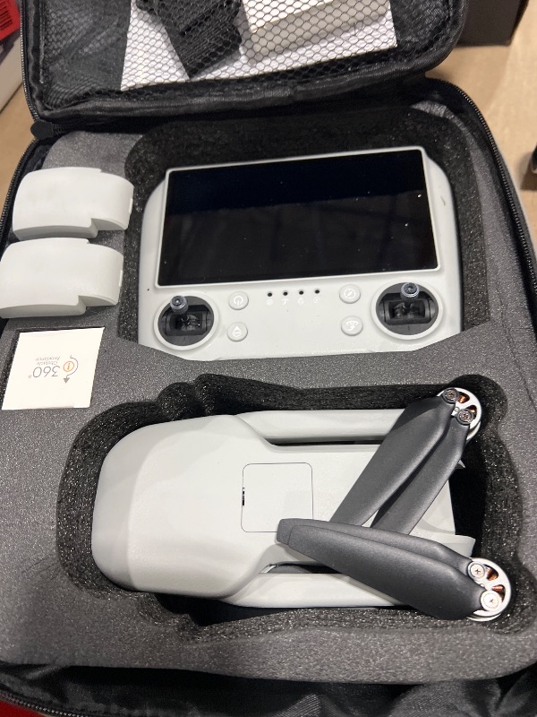 Photo 1 of Bingchat Large Screen Remote Drones with Camera for Adults 4k, 360 Laser Obstacle Avoidance, 3 Axis Gimbal Drone for Adults, Two Long Batteries Life, Long Range, High Wind Resistance, Rainproof, Time-lapse, Follow Me, Auto Return Home, Cool Flash Lights, 