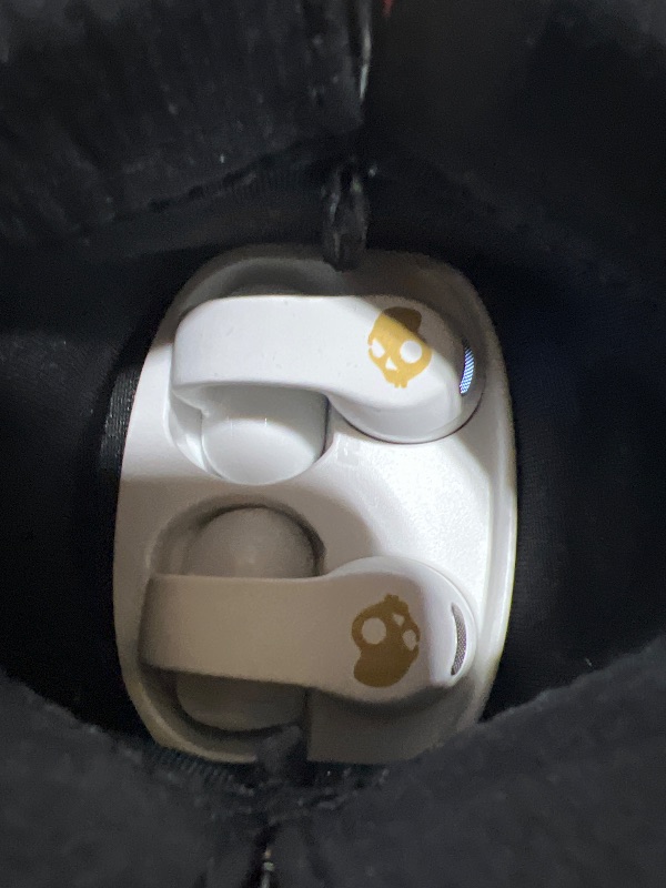 Photo 1 of Skullcandy Push 720 Open Wireless Open Ear Bluetooth Earbuds, Headphones, Waterproof, Clip-On Lightweight Design, 30 Hours Battery, Wireless Charging Pouch, Microphone for iPhone Android - Bone