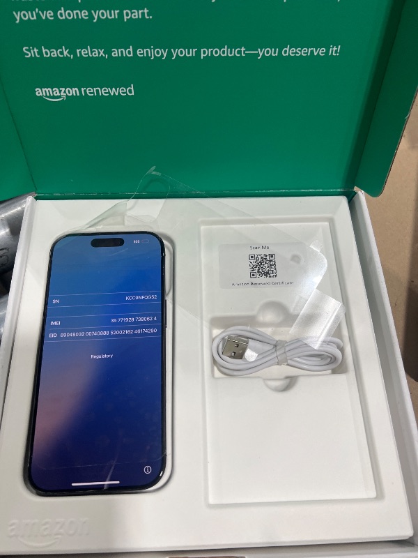 Photo 1 of Apple iPhone 16 Pro, US Version, 256GB, Black Titanium - Unlocked (Renewed Premium)