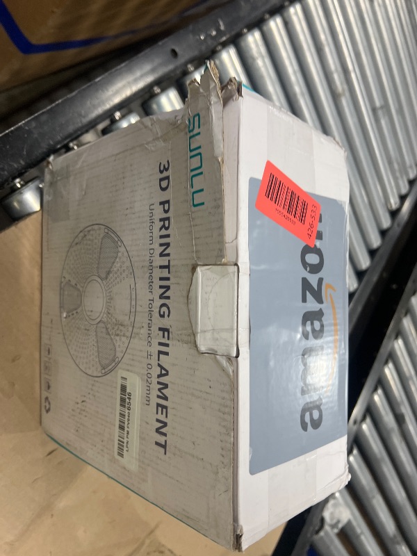 Photo 1 of SUNLU PETG Filament 3KG, Large Spool High Strength PETG 3D Printer Filament 1.75mm, Dimensional Accuracy +/- 0.02mm, 3KG Spool(6.6lbs), Black