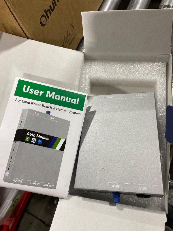 Photo 1 of Wireless CarPlay Receiver SmartBox for Land Rover Range Rover/Evoque/Discovery 4 Jaguar XE XF Bosch Carplay Interface Retrofit kit Decoder, Support Android Auto, Mirror Link, Reverse Camera, USB Drive