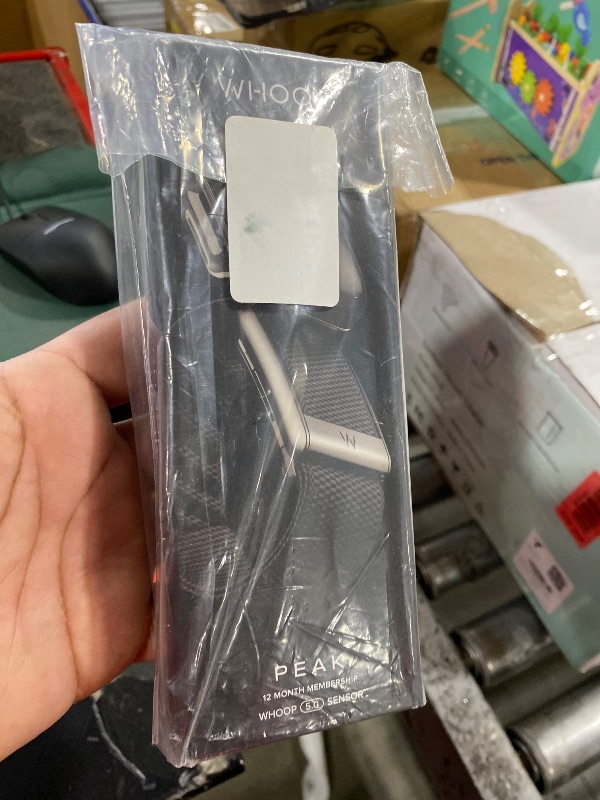 Photo 1 of WHOOP Peak - 12 Month Membership -24/7 Activity and Sleep Tracker, Personalized Coaching, Menstrual Cycle Insights - 14+ Days Battery Life