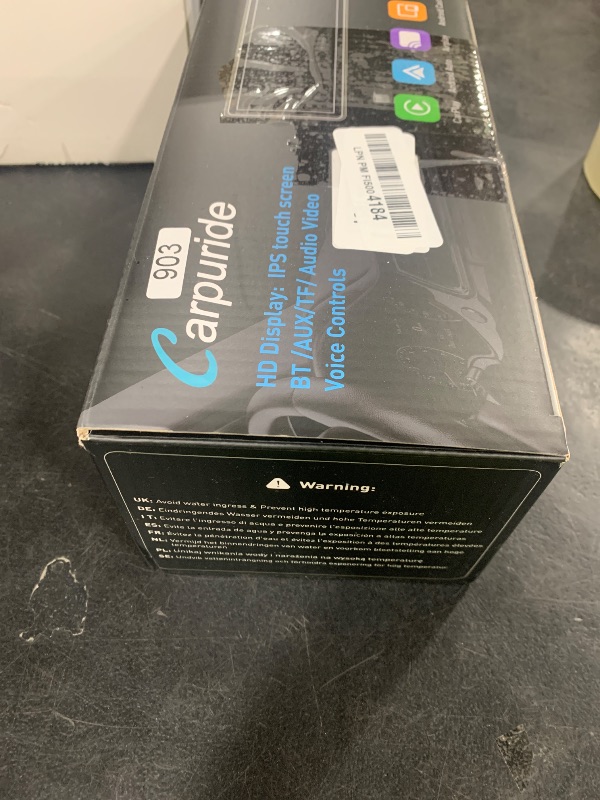 Photo 1 of Carpuride 4K W903 Portable Wireless Carplay & Android Auto with Dash Cam - 9.3" HD IPS Screen, 4K Front Camera, Loop Recording, Bluetooth, Mirror Link, GPS, Siri, Dashboard Mounted