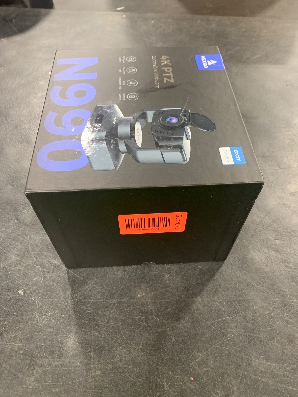 Photo 1 of NexiGo N990 4K PTZ Zoomable Webcam, Video Conference Camera System with 5X Digital Zoom, Sony Starvis Sensor, Position Preset, Dual Stereo Mics, Audio Jacks for External Mics (Renewed)