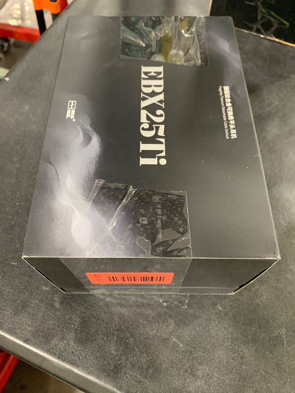 Photo 1 of EBX25Ti Flagship Flat-Head HiFi Wired Earbud, 14.2mm Beryllium-Plated Diaphragm in-Ear Earphone, 6N OCC & Silver-Plated Copper MMCX Detachable Cable Headphone for Audiophile (3.5mm Black no Mic