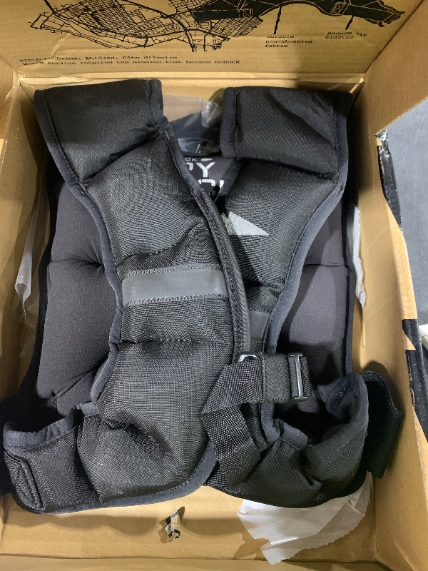 Photo 1 of GORUCK 16LB Spy Ruck Women's Weighted Vest for Walking & Running - Weight Vest for Women Fitness Training with Adjustable Fit, Low-Profile Design for Weight Loss - Black