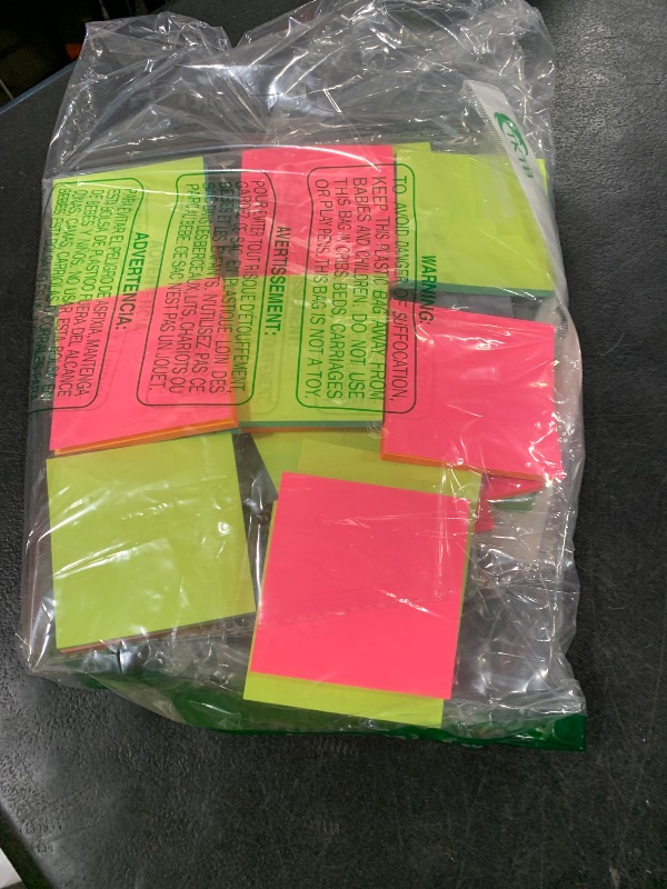 Photo 1 of (18 Pads) Pop Up Sticky Notes 3x3 Refills, Alternating Color, Strong Adhesive Memo Pad Bulk, Suitable for Home, Office, School, Clean Removal