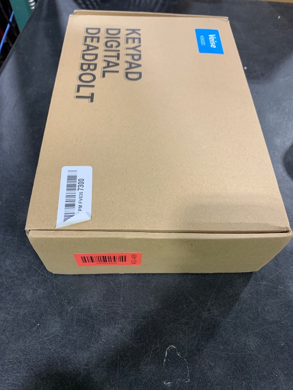 Photo 1 of Veise Fingerprint Door Lock Set, Keyless Entry Door Lock, Front Handle Set, Electronic Keypad Deadbolt with Lever Handle, 2 Keys, Auto-Locking, One-time Codes, Easy to Install, Satin Nickel