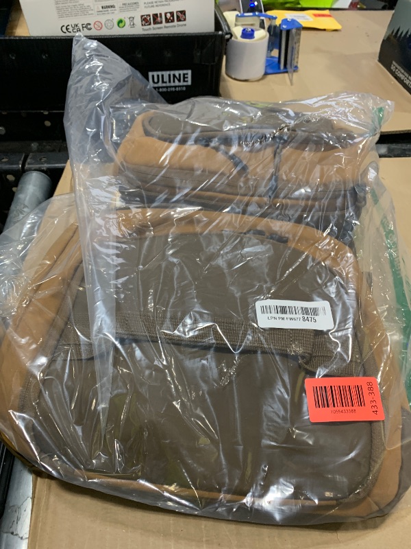 Photo 1 of Carhartt Heavy Haul Utility Duffel Bag's, Water-Resistant Packable Bag for Jobsite, Gym, and Travel, Brown, 55L