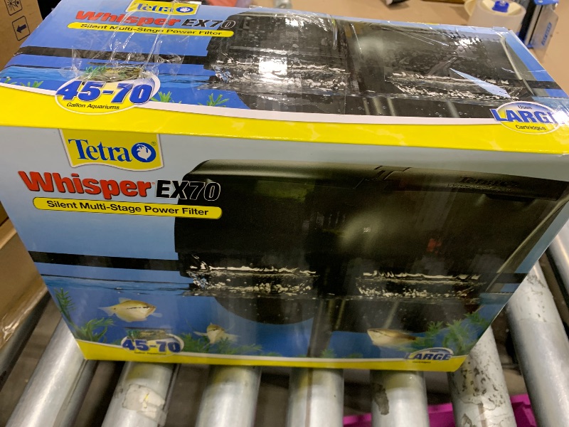Photo 1 of **********MISSING PARTS*******
Tetra Whisper EX 70 Filter For 45 To 70 Gallon aquariums, Silent Multi-Stage Filtration