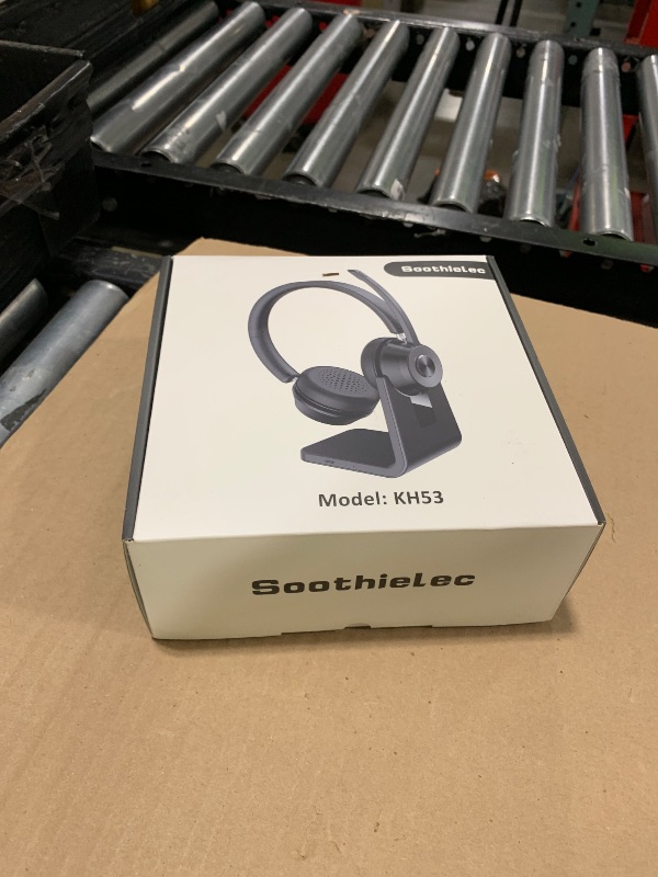 Photo 1 of (Upgraded Version) Wireless Headset, Bluetooth Headset with Noise Cancelling Microphone, Best Headphones with Mic Mute & USB Dongle for PC/Computer/Laptop/Cell Phones/Remote Work/Call Center