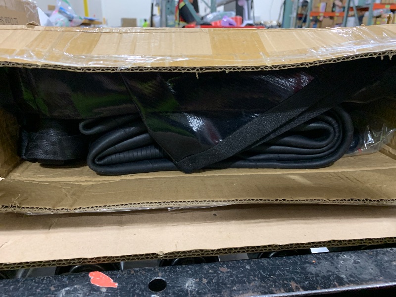 Photo 1 of ZEALFEEL Snow Tube, 2 Person 48'' Snow Tubes with Commercial Grade Cover for Kids & Adults, Inflatable Heavy Duty Snow Sled Thickened Hard Bottom with Detachable Tow Strap, Sleds Winter Gifts for Boys