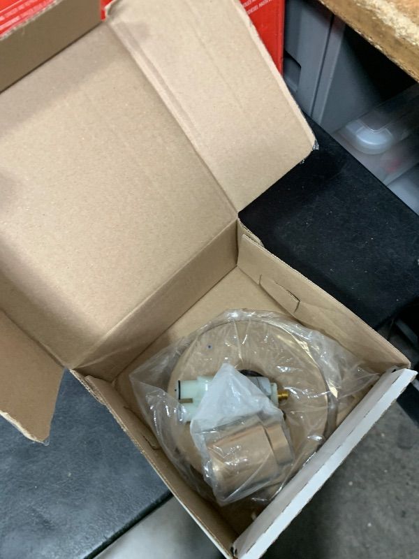 Photo 1 of Delta Faucet Trinsic 14 Series Single-Function Gold Shower Valve Trim Kit, Shower Handle, Delta Shower Trim Kit, Champagne Bronze T14059-CZ (Valve Not Included)