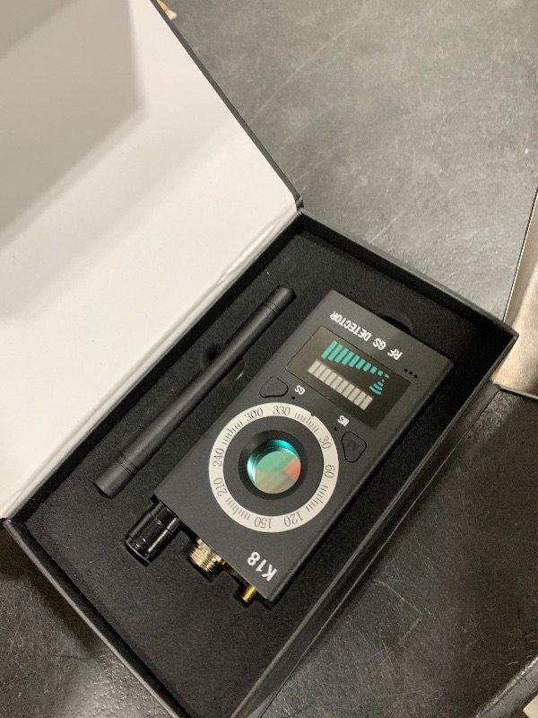 Photo 1 of Hidden Camera Detector, GPS Tracker, and Infrared Camera Three in one Anti spy Detector for Easy Portability. Suitable for Hidden Device detectors in Airbnb, Hotels, bathrooms, Homes, and Offices