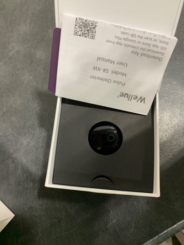 Photo 1 of Wellue O2Ring-S Oxygen Monitor with Vibration Reminder, Bluetooth Pulse Oximeter Tracks SPO2 and Pulse Rate, 24 hrs Battery Life, 4*10 Hours Built-in Memory, Rechargeable Pulse Ox with Free PC & APP