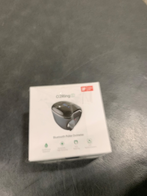 Photo 1 of Wellue O2Ring-S Oxygen Monitor with Vibration Reminder, Bluetooth Pulse Oximeter Tracks SPO2 and Pulse Rate, 24 hrs Battery Life, 4*10 Hours Built-in Memory, Rechargeable Pulse Ox with Free PC & APP