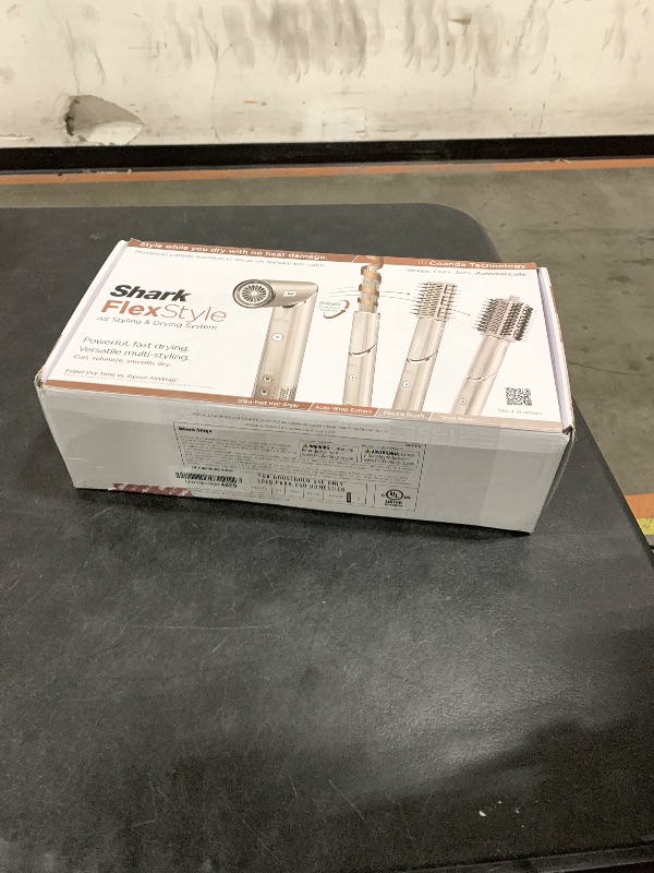 Photo 1 of Shark FlexStyle Air Styling & Drying System, Powerful Hair Dryer Brush & Multi-Styler with Auto-Wrap Curlers, Paddle Brush, Oval Brush, Concentrator Attachment, Stone, HD430