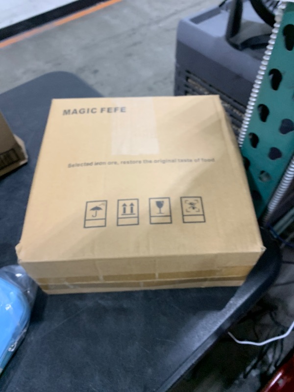 Photo 1 of MAGICFEFE Cast Iron Pre-Seasoned Skillet - 11 Inch Non Stick Frying Pans with Lid, Removable Handle & Non-Toxic, Oven & Dishwasher Safe, Compatible with Induction, Gas, Electric Stovetops