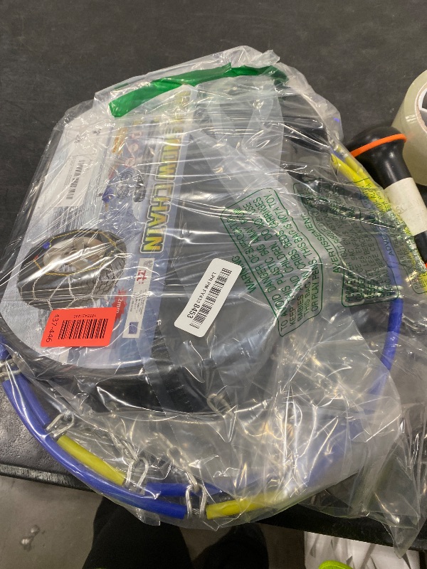 Photo 1 of Auto Tightening Snow Chains Tire Chains For Cars Suv Pickup Trucks - Auto Tightening 1 Min Quick Fit AND Easy Installation, Reusable Universal Emergency Traction Snow Chains - Set of 2?HKN130?